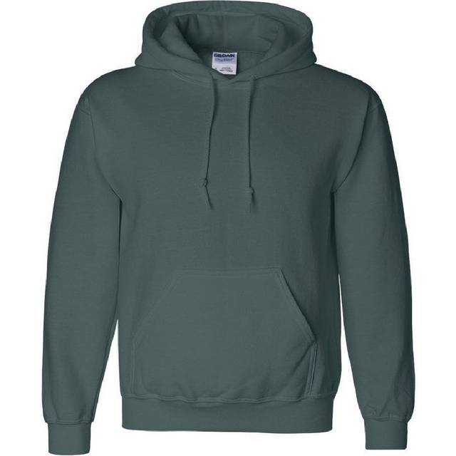 (L, Forest Green) Gildan Heavyweight DryBlend Adult Unisex Hooded Sweatshirt Top / Hoodie (13 Colours)