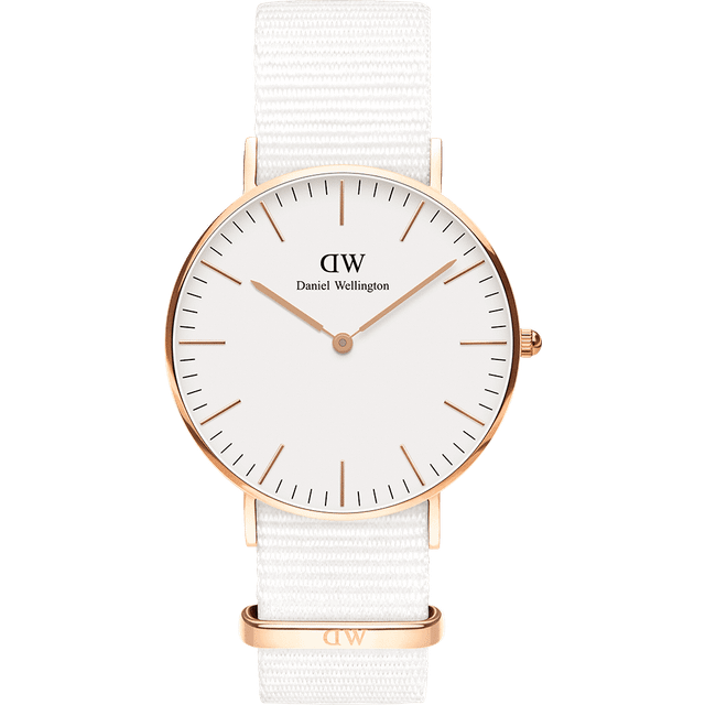 Daniel Wellington Watch Classic Dover White 36mm - White