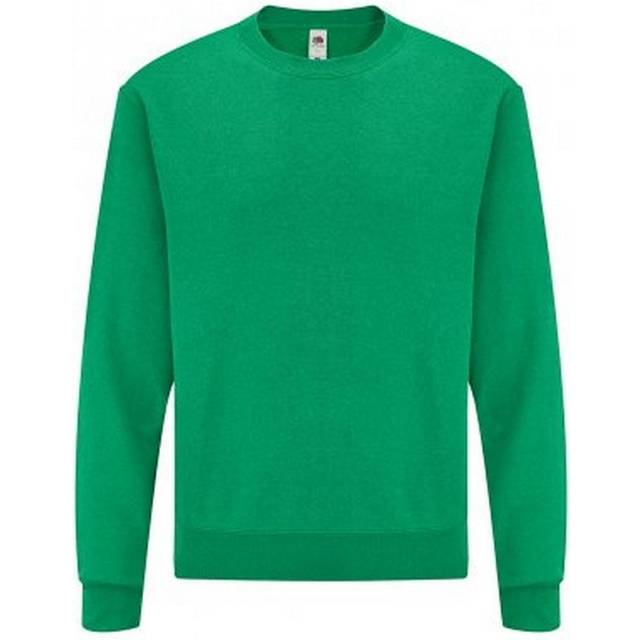 (M, Heather Green) Fruit Of The Loom Mens Classic Drop Shoulder Sweatshirt