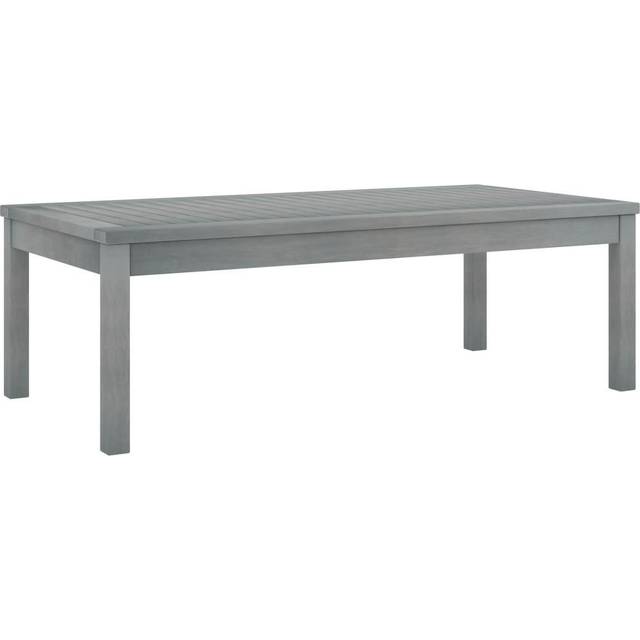 Vidaxl Coffee Table 100X50X33 Cm Grey Solid Acacia Wood - One Size
