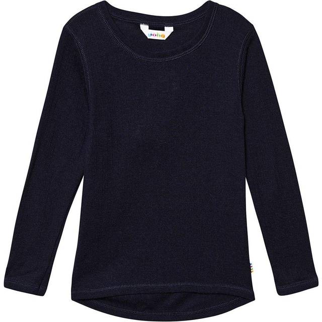 Joha Kid's Shirt L/S Basic Underkläder merinoull Barn Storlek 100 Färg blå