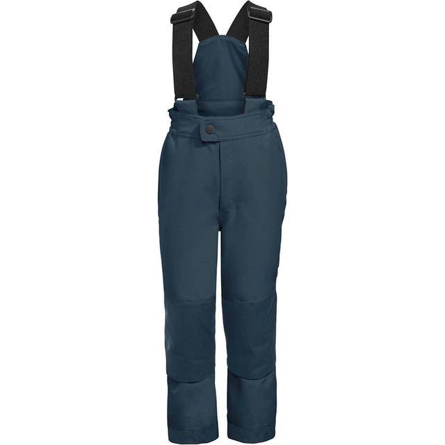 VAUDE Snow Cup Pants III snöbyxor barn – varma skidbyxor barn vattentäta, vindtäta och ventilerande, nötningsbeständiga snöbyxor pojkar och flickor med justerbar benlängd – storlek: 92