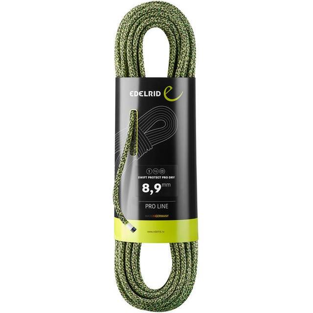 Edelrid Swift Protect Pro Dry 8,9mm - Klätterrep Night / Green 70 m
