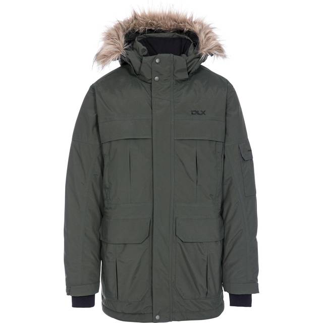 (XXS, Olive) Trespass Mens Highland Waterproof Parka Jacket
