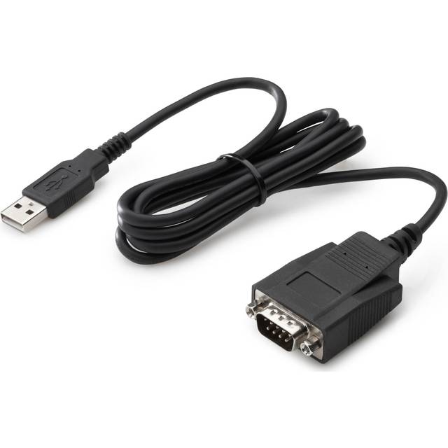 HP - Seriell adapter - USB - RS-232 x 1 - svart - för HP 34, Z1 G9, Elite 600 G9, 800 G9, t655, Pro 260 G9, 400 G9, t550, ProOne 440 G9