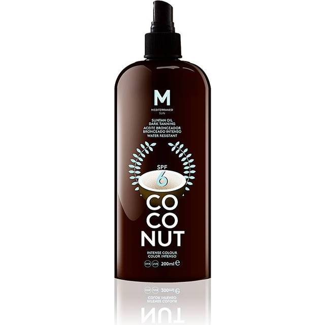 Mediterraneo Sun Coconut Suntan Oil Dark Tanning SPF6 200ml
