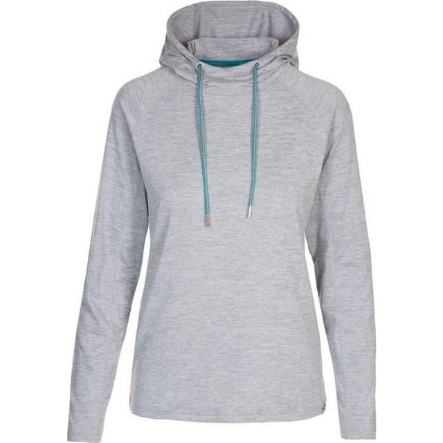 (12 UK, Platinum Grey Marl) Trespass Womens/Ladies Hattie Active Hoodie