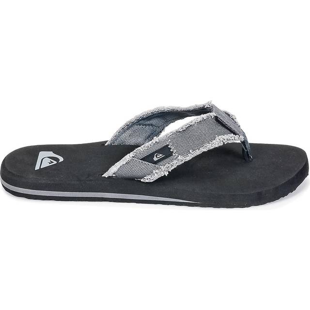 (8 UK, Grey) Quiksilver Mens Monkey Abyss Summer Beach Thongs Sandals Flip Flops
