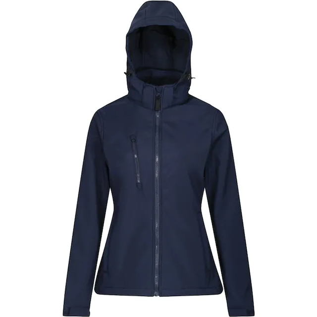 (14 UK, Navy) Regatta Womens/Ladies Venturer 3 Layer Membrane Soft Shell Jacket