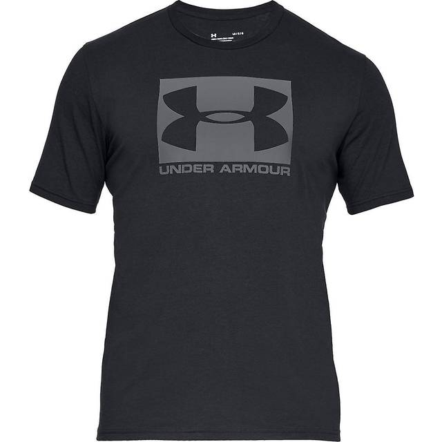 Under Armour Mens UA Boxed Sportstyle T-Shirt in Black Cotton - Size X-Large