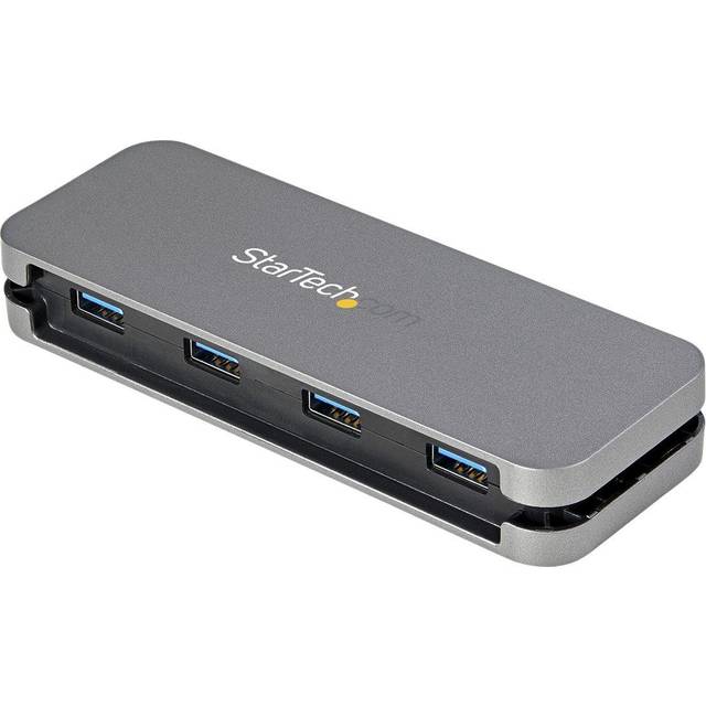 4 portar USB-C-hubb – 4X USB typ A (5GBPS USB 3.0) – 11-tums kabel