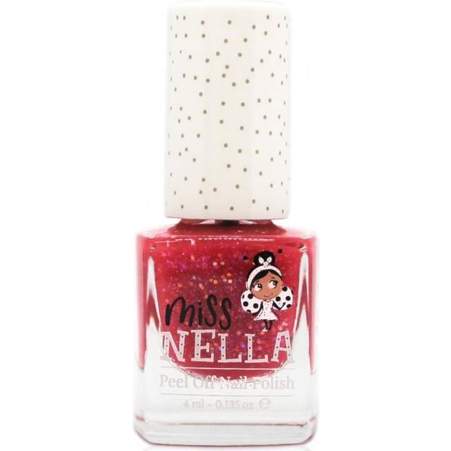 Miss Nella SUGAR HUGS- Special Pink Glitter Nail Polish for Kids, with Peel-off, Water Based, Non-Toxic & Odour Free Formula, safe nail varnish for