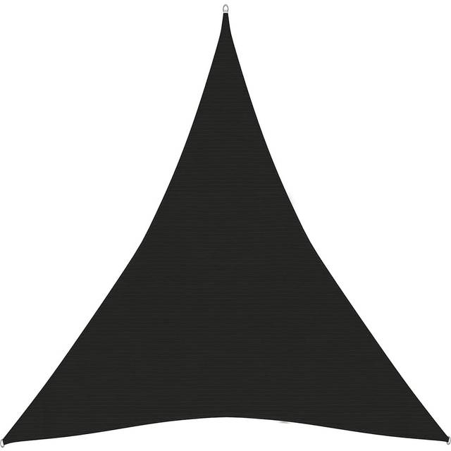 vidaXL Sunshade Sail 160 g/m² Black 5x6x6 m HDPE