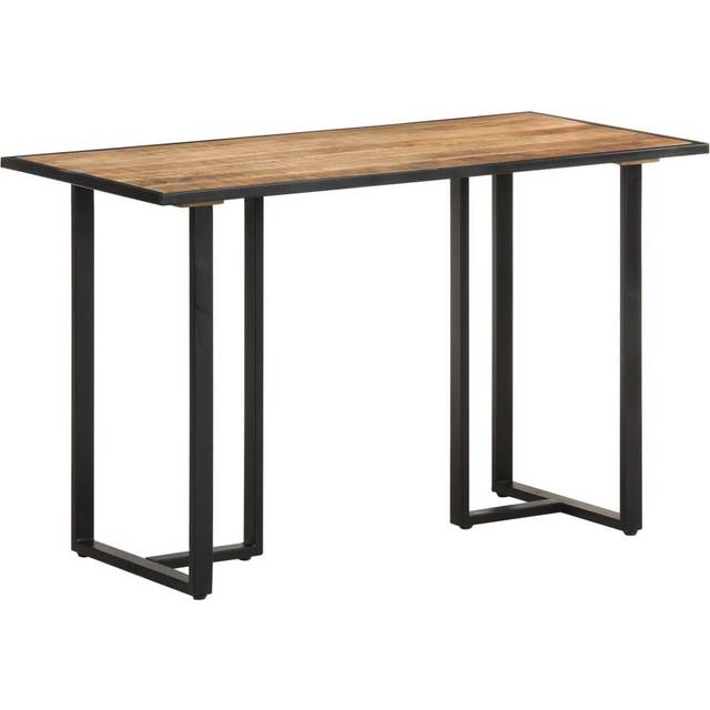 vidaXL Dining Table 120 cm Rough Mango Wood - Brown