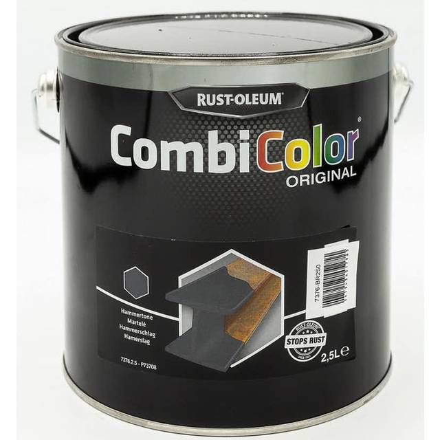 Rust-oleum 7382 Combicolor Steel Grey Metal Paint - 750ML - Grey | Silver