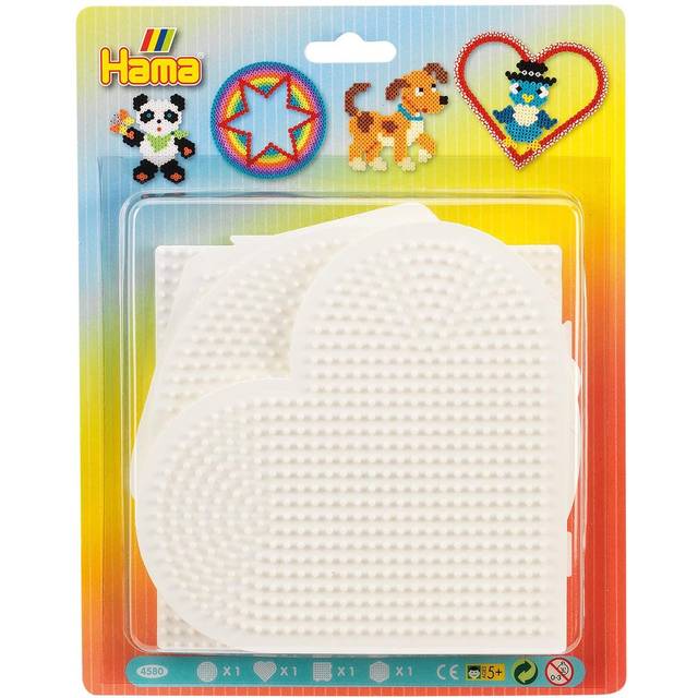 Hama 10.4580 Beads Pegboards, White