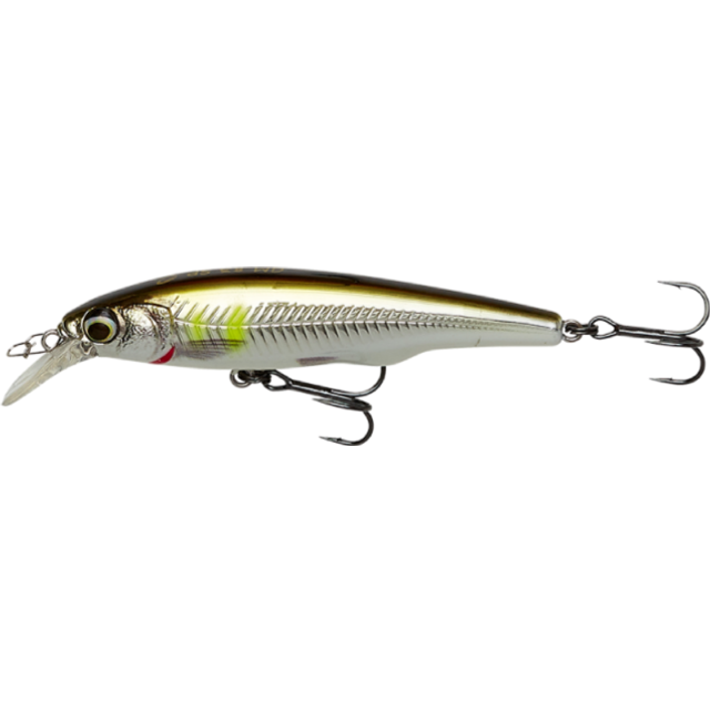 Savage Gear Gravity Twitch SR - Premium sötvattensrovdjursbete för sportfiskare, magnetiskt långkastsystem, dartande och sparkande verkan för abborre, gädda, öring, Ayu Chrome 6,7 cm
