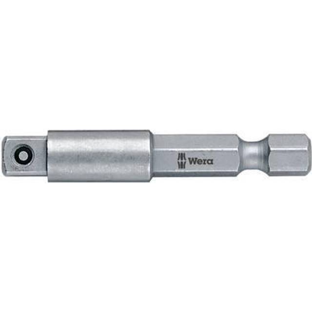 Adapter 870/4 Antriebssechskant, 1/4 Zoll Abtriebs-4-KT.1/4 Zoll L.50mm WERA
