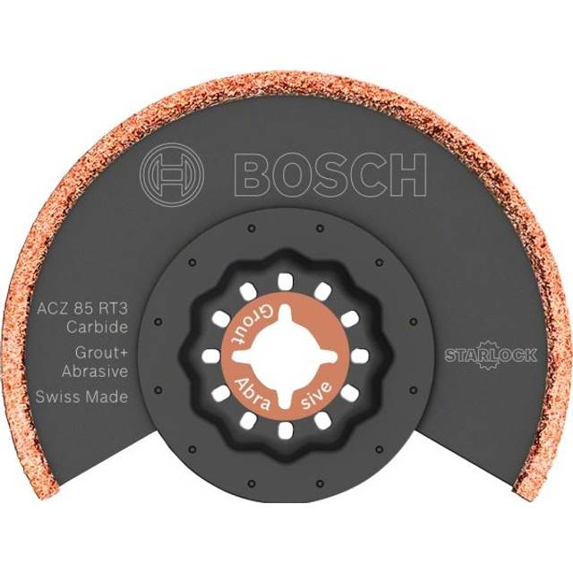 Bosch ACZ 85 RT3 Starlock Oscillating Multi Tool Grout and Masonry Segment Saw Blade 85mm Pack of 10