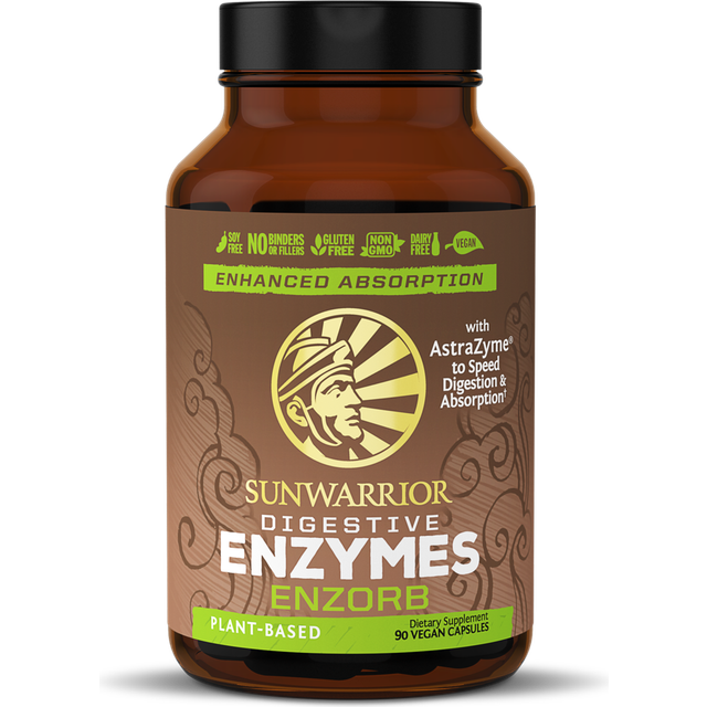 Sunwarrior  Digestive Enzymes  Enzorb   90 Vegan Capsules