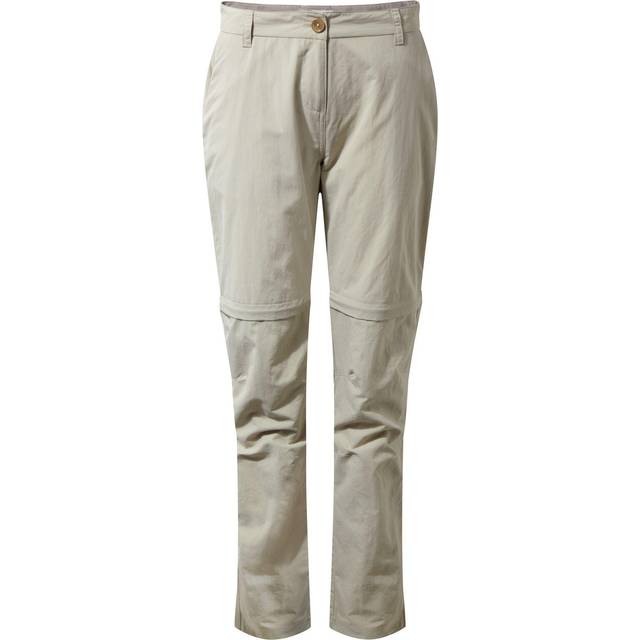 Craghoppers Womens/Ladies NosiLife III Convertible Trousers - Sand - Size UK 18 (Women's)