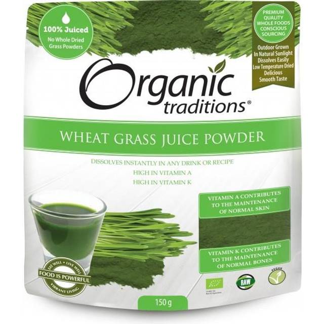 Organic Traditions, Wheat Grass Juice Powder, 5.3 oz (150 g)