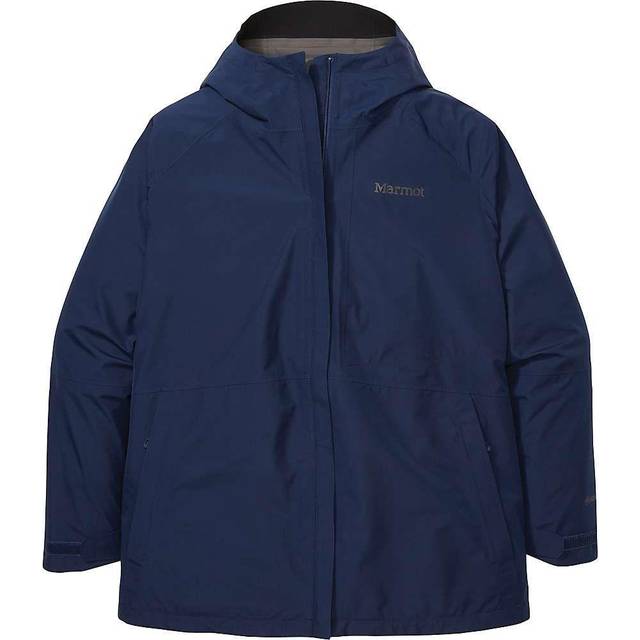 Marmot Män Minimalist Jacket, Vatten- och vindtät Gore-Tex regnjacka, andningsaktiv och idealisk för cykling samt som vår- och höstjacka, Arctic Navy, XXL