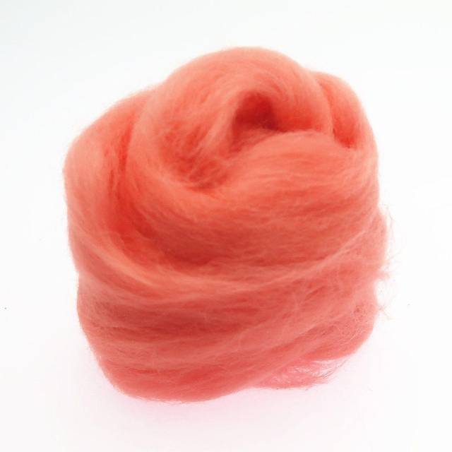 (10g, K) Wool Flower Animal Toy, Felting Spinning Diy Craft