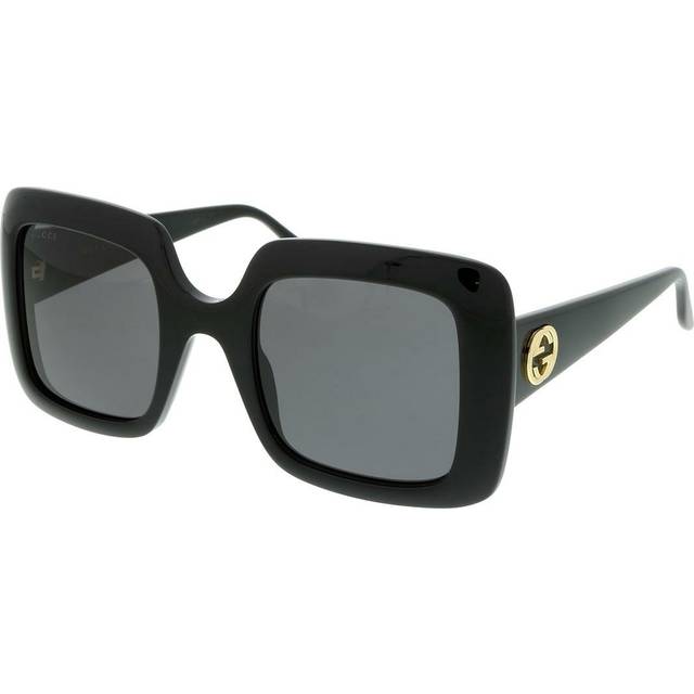 Gucci Grey Rectangular Ladies Sunglasses GG0896S 001 52 (Dimension: 6.0000x5.0000x4.0000 inches)