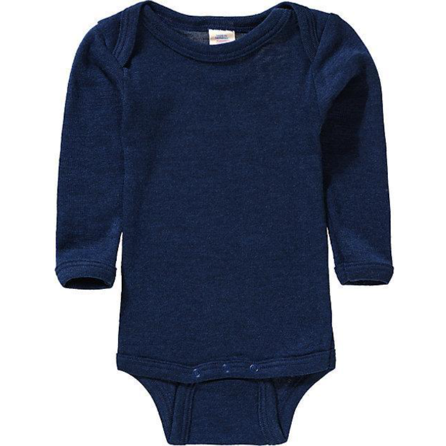 Engel - Baby Body L/S size 74/80, blue