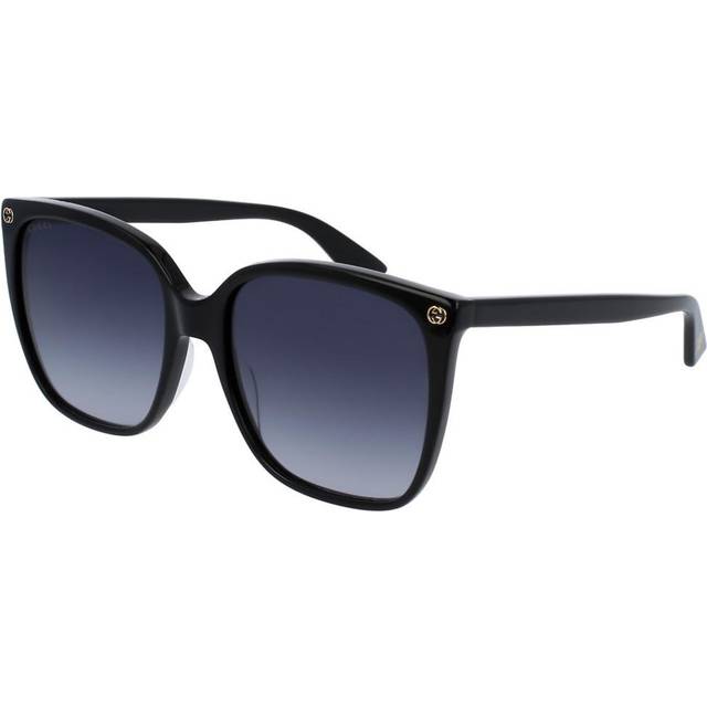 Gucci Grey Gradient Cat Eye Ladies Sunglasses GG0022S 001 57 (Dimension: 6.6000x5.5000x4.0000 inches)