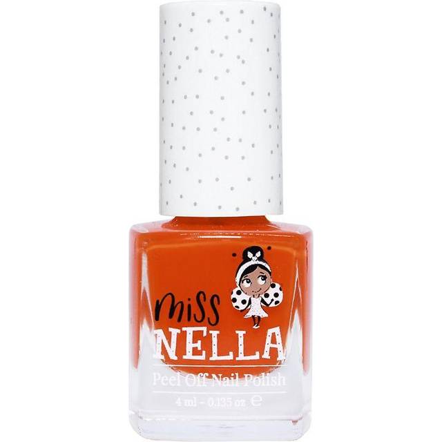 Miss Nella POPPY FIELDS- Speciellt orange nagellack för barn, vattenbaserat och luktfritt som enkelt går att skala bort.