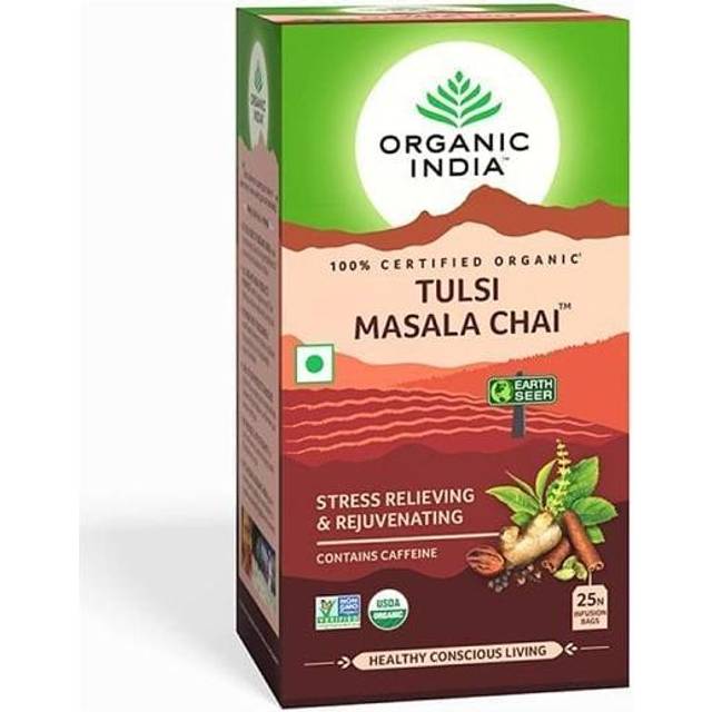 Organic India Tulsi Masala Chai Te  25 tepåsar EKO