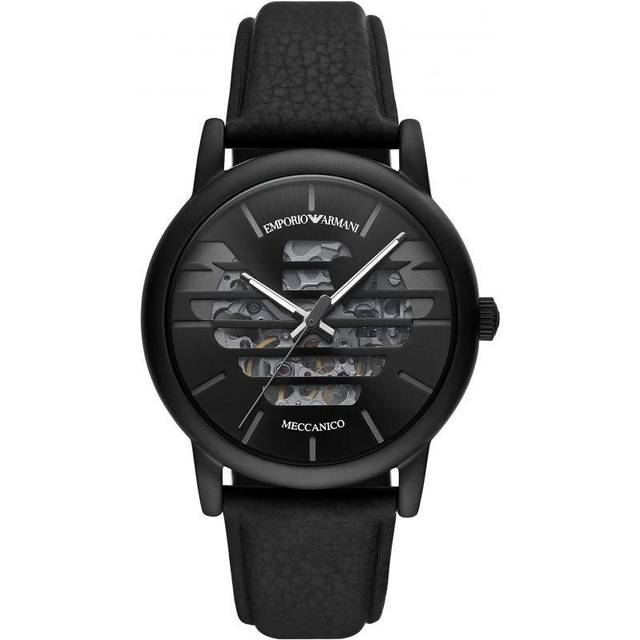 Emporio Armani Luigi Skeleton Leather Automatic AR60032 Men&#39;s Watch