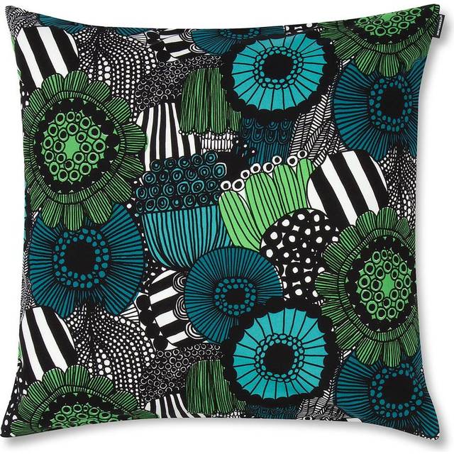 MARIMEKKO HOME Pieni Siirtolapuutarha Cushion Cover |Grön |50X50 cm