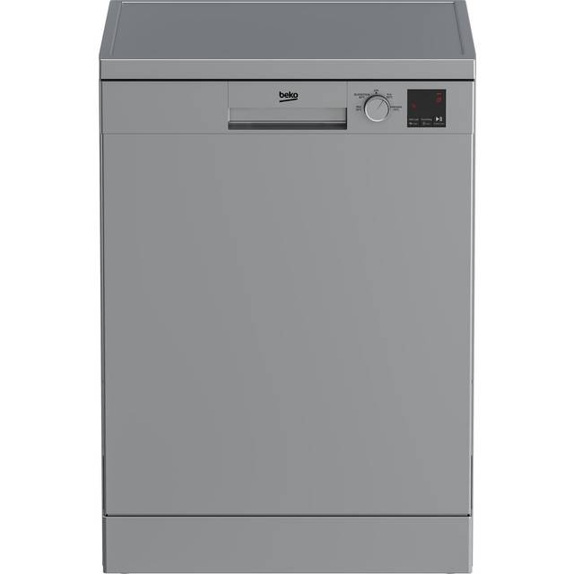 Beko DVN04X20S Full Size Dishwasher - Silver - E Rated