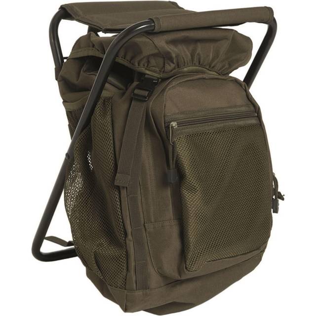 Rygsæk med stol Mil-tec - Olive