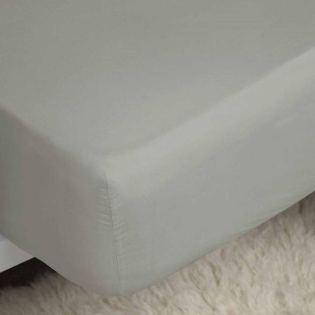 (Single, Ivory) Belledorm Cotton Sateen 1000 Thread Count Extra Deep Fitted Sheet