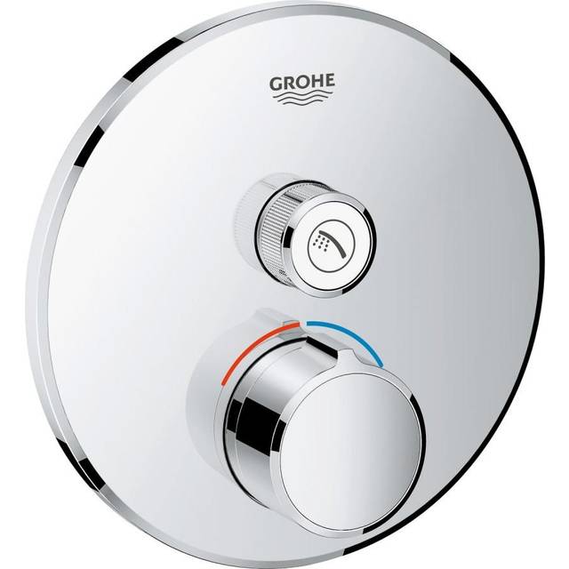 Grohe Smartc.armatur 1funk R indbygningsoverdel med 1funktion, rund