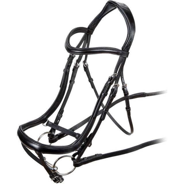 (Havana, X Full) Shires Velociti RAPIDA Ergonomic Curved Flash Bridle