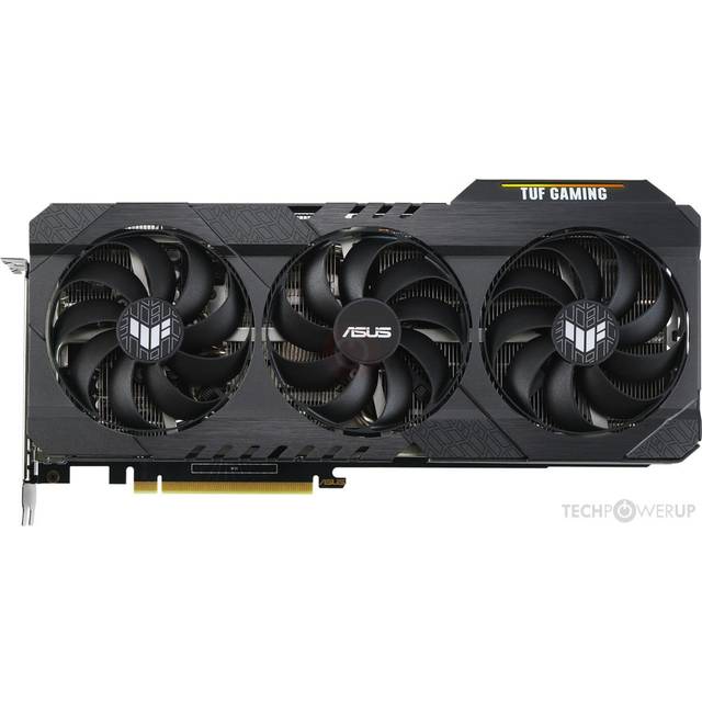 ASUS TUF Gaming GeForce RTX 3050 OC Edition grafikkort, PCIe 4.0, 8 GB GDDR6, HDMI 2.1, DisplayPort 1.4a, dubbelt kullager, aluminiumhölje, 2.8 kortplatser, GPU Tweak II, svart