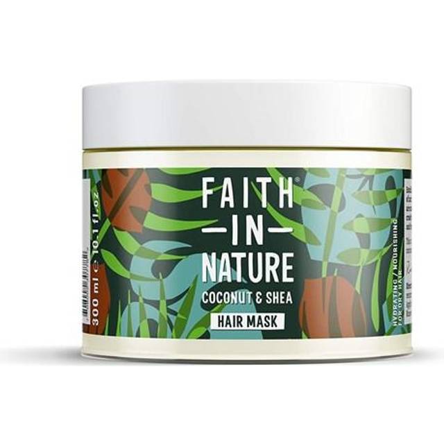 Faith In Nature Coconut & Shea Återfuktande mask för torrt och skadat hår 300 ml