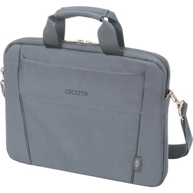 Dicota Eco Slim Case BASE, 11-12.5", 300D rPET Polyester, Grey