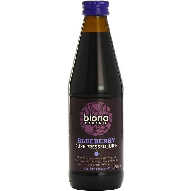 Biona Organic 100% Pure Blueberry Juice - 330ml