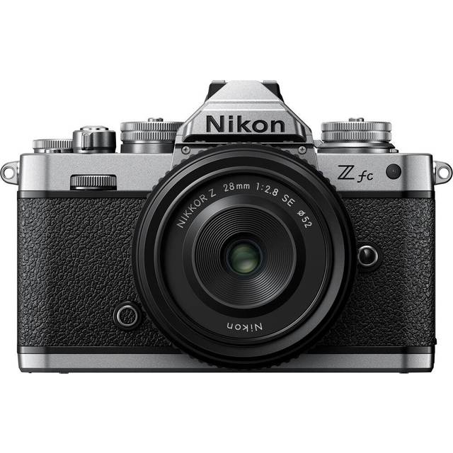 Nikon Zfc Mirrorless Camera Silver with NIKKOR Z 28mm f/2.8 SE Lens