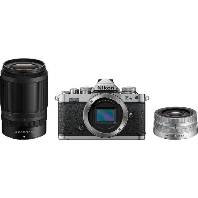 Nikon Z fc Mirrorless Camera with Nikkor Z DX 16-50mm and Z DX 50-250mm Lenses