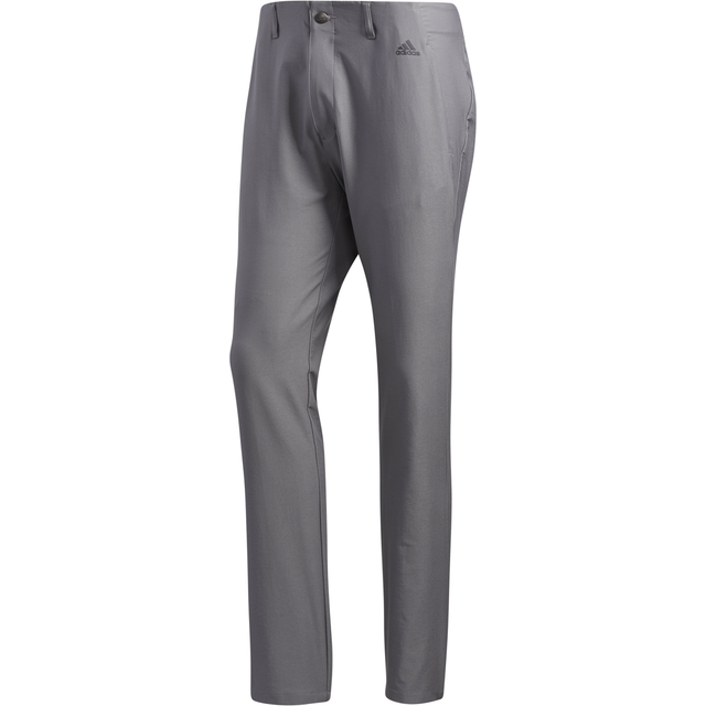 (34/34, Grey Three) adidas Golf Mens 2021 Ultimate365 3-Stripes Water Resistant Tapered Trousers