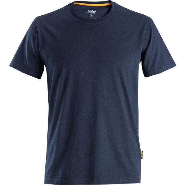 Snickers 2526 Mens Allround Work Organic Cotton T Shirt Navy XS