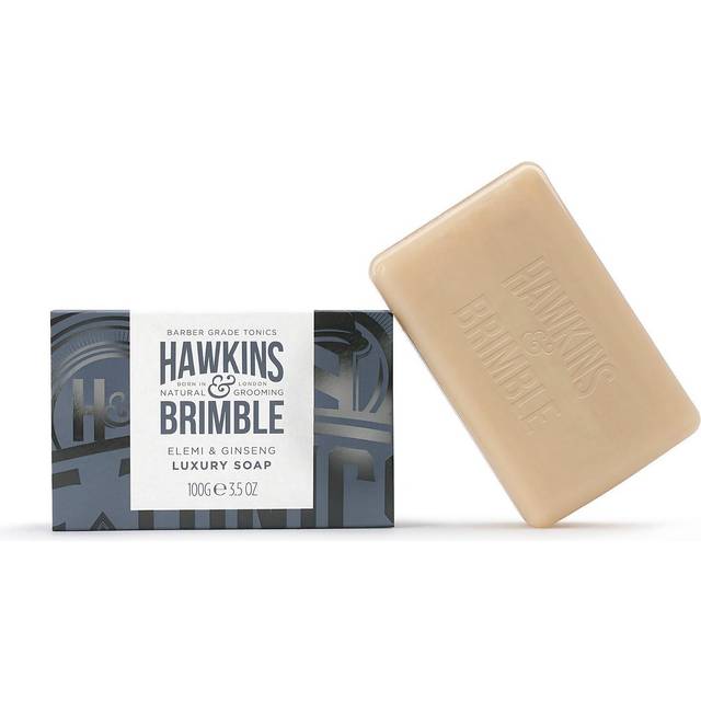 Hawkins & Brimble Luxury Soap Bar - Moisturising Elemi Essential Oil & Ginseng | No Plastic