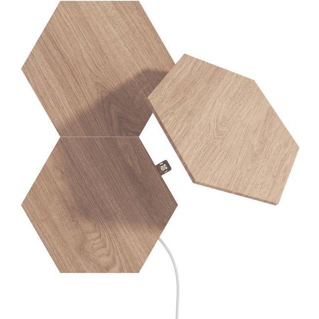 Nanoleaf Elements Hexagon Extension Pack, 3 LED Panels, Cool/Warm White